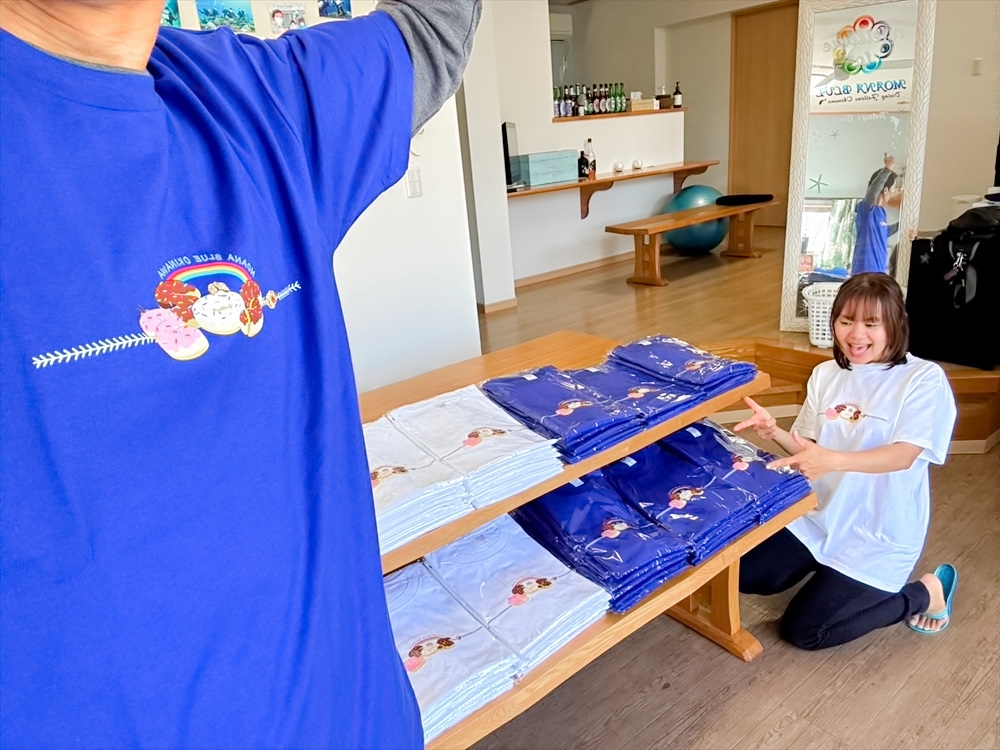 ウミウシTシャツ｜モアナブルー