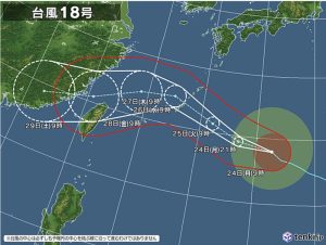 台風18号｜ソウデル